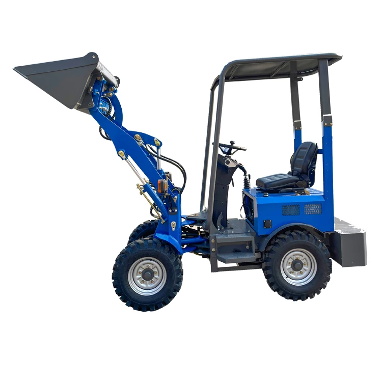 400kg Home Garden Use Mini Electric Battery Powered Compact Small Wheel Loader 04