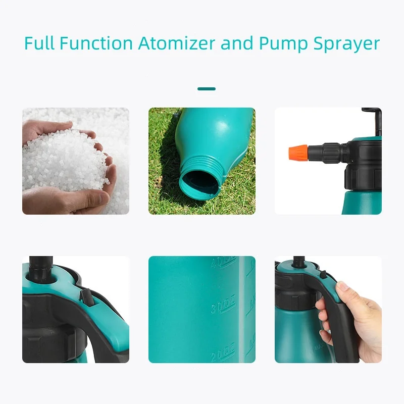 GARTENKRAFT Garden Hand Pump Pressure Fine Mist Water Sprayer With Transparent Plastic Bottle