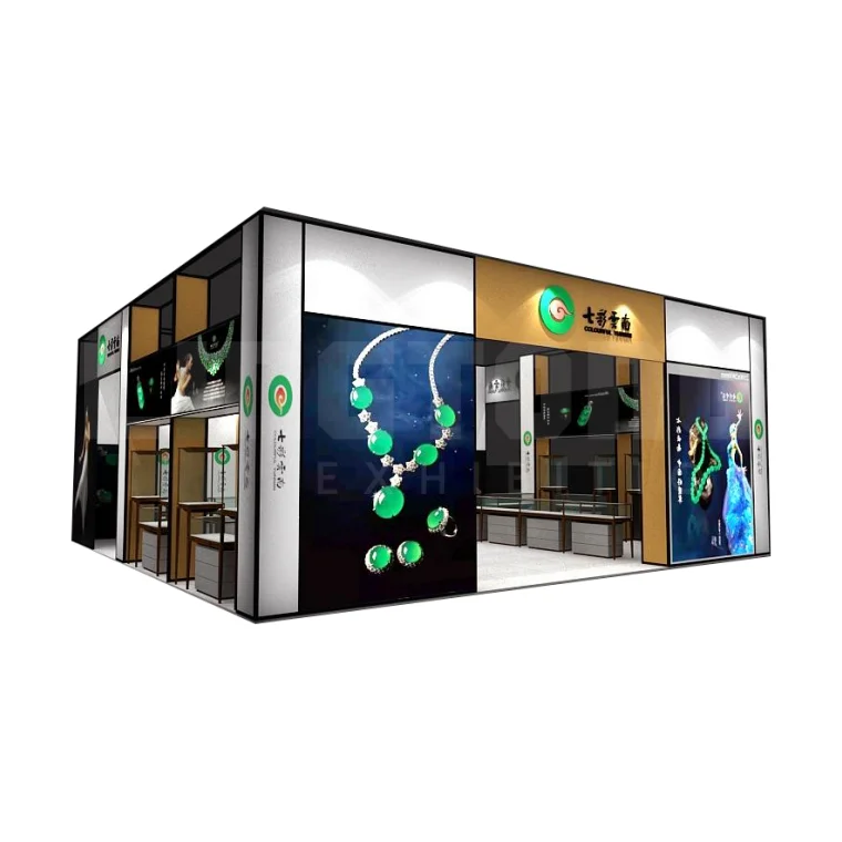 2023 китайский импорт легкая стандартная выставочная стенд рекламная