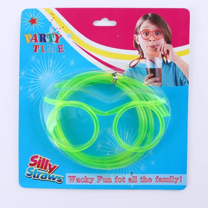Plastic food grade drinking straws Especial magic colored plastic funny crazy custom word hard curly drinking straw