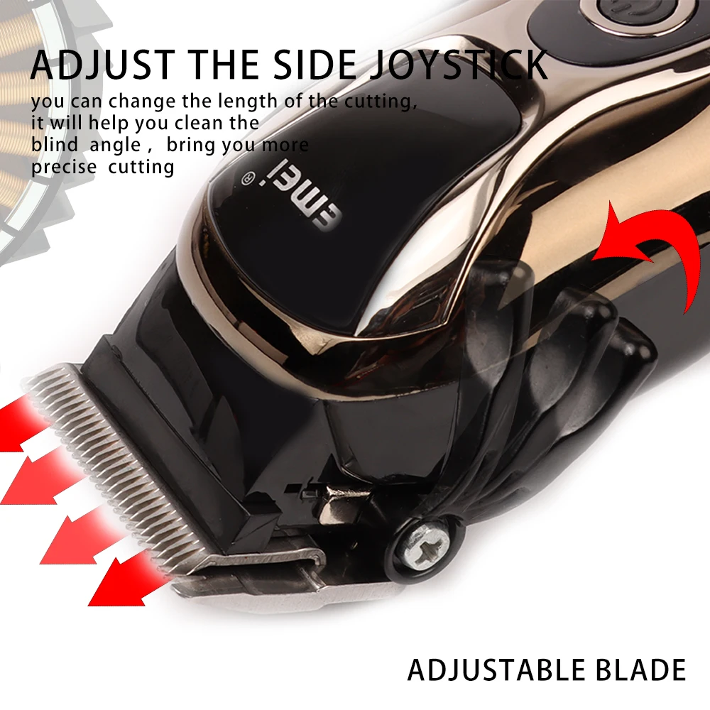 KM-1990 перезаряжаемая электрическая машинка для стрижки волос