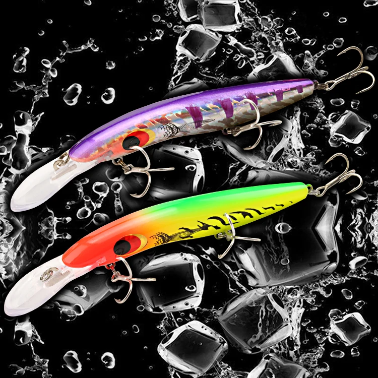 ABS Hard Minnow Fishing Lures With Quality Sharpened Hook Artificial Deep Minnow Fishing Bait Lures Fishing Minnow