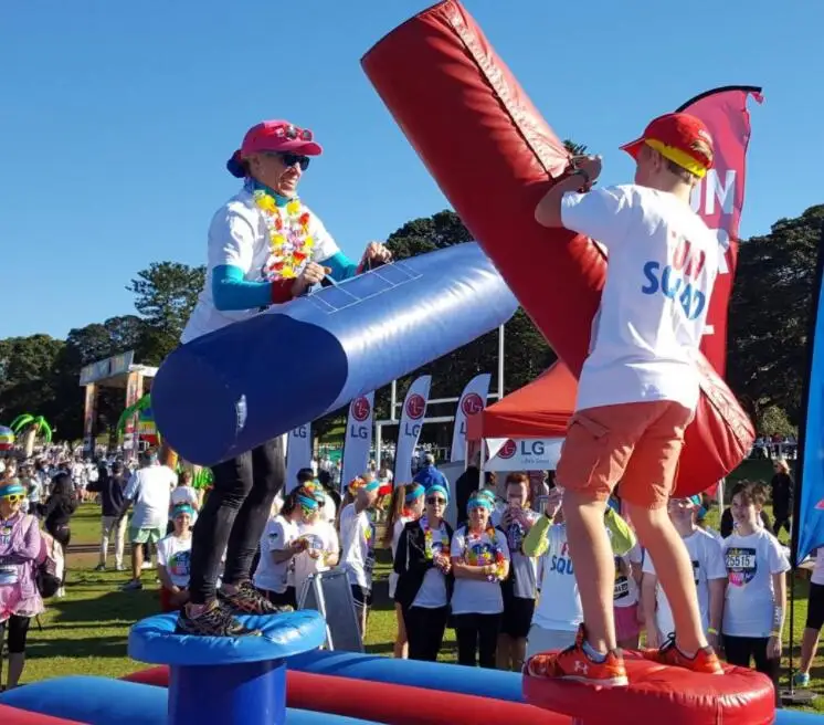 Rental Inflatable Gladiator Jousting Foam Sticks Set Inflatable Gladiator Joust Arena Challenge Games