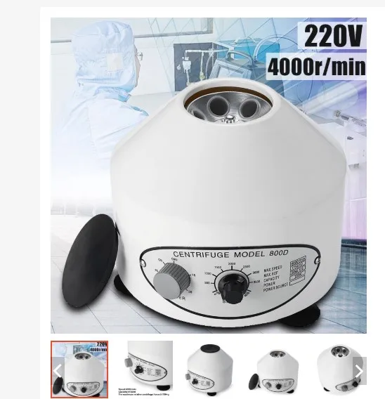 The factory price 800-d desktop electric centrifuge is a conventional laboratory centrifuge