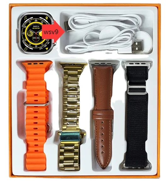 WS-V9 Ultra Smartwatch 2.2 inch HD screen 49mm watch body real screws NFC GPS watch call smart WS V9  WSV9 Ultra 8 smart watch