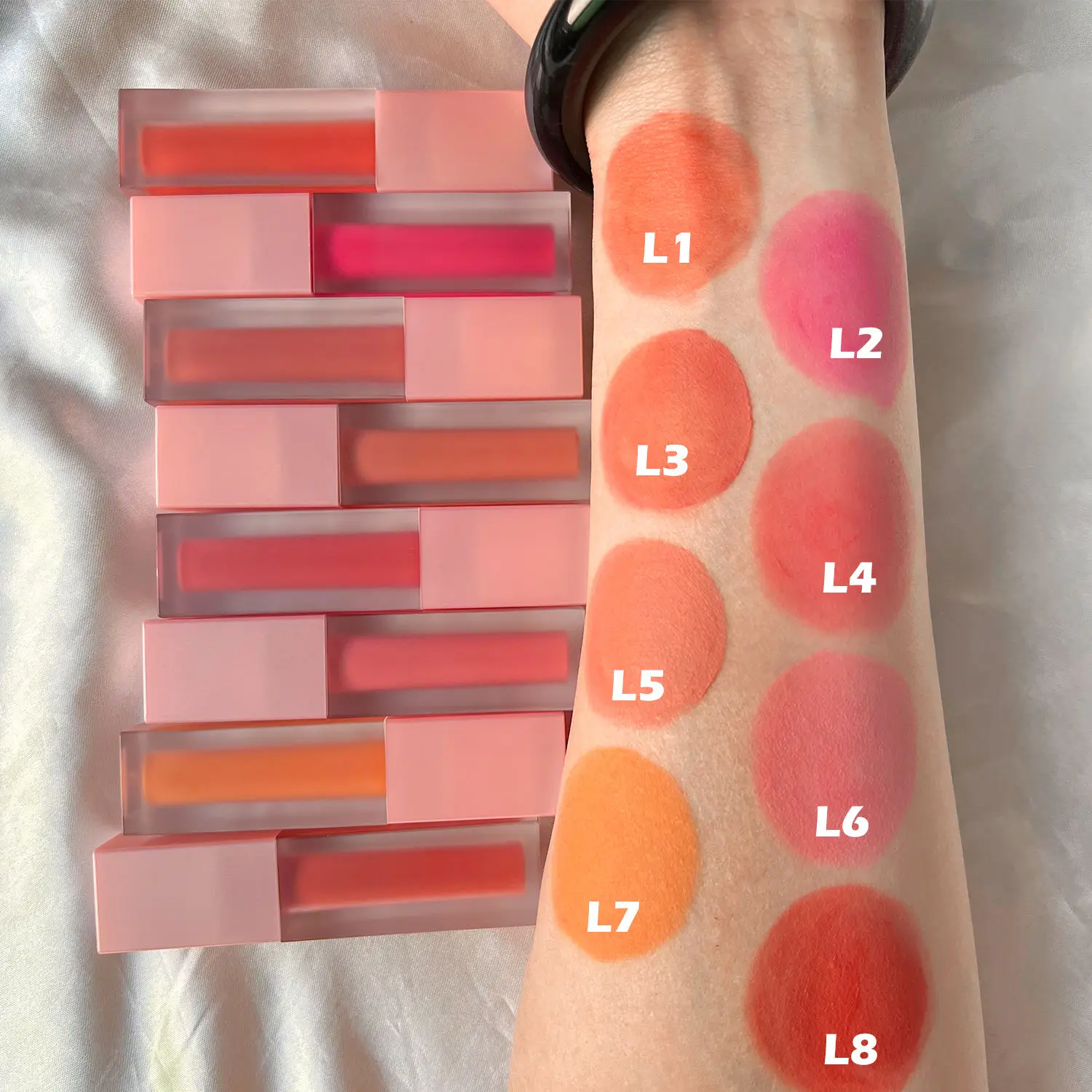 Wholesale Rubor Makeup pink Blush Custom Liquid Blusher