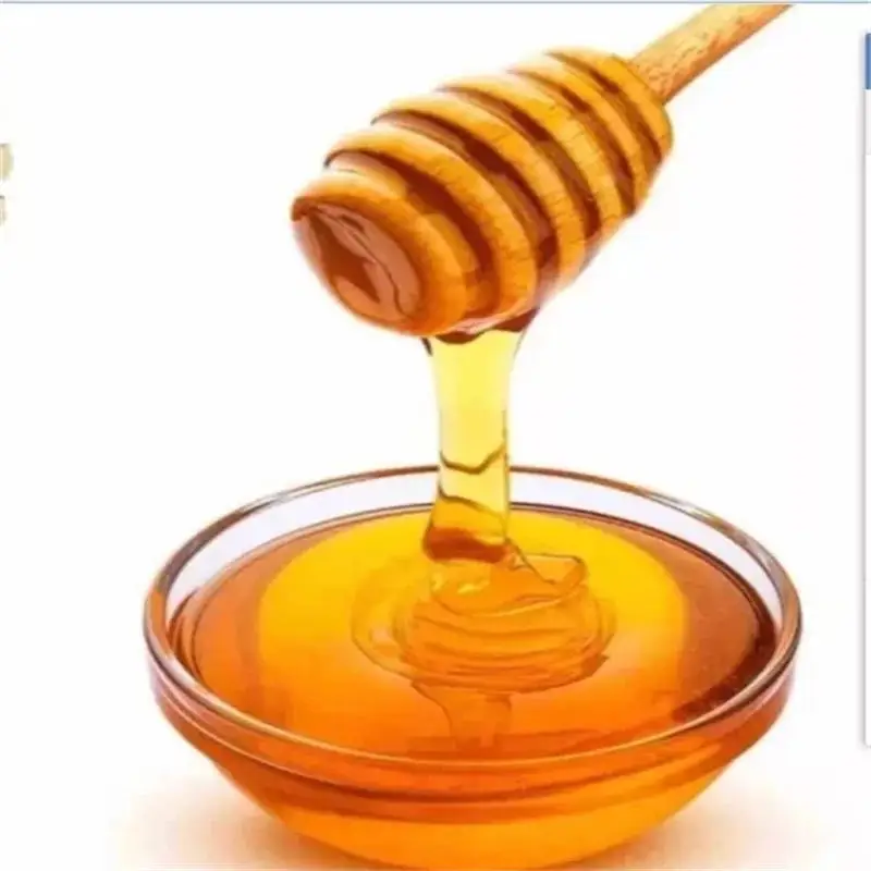 Деревянная ложка для меда с длинной ручкой