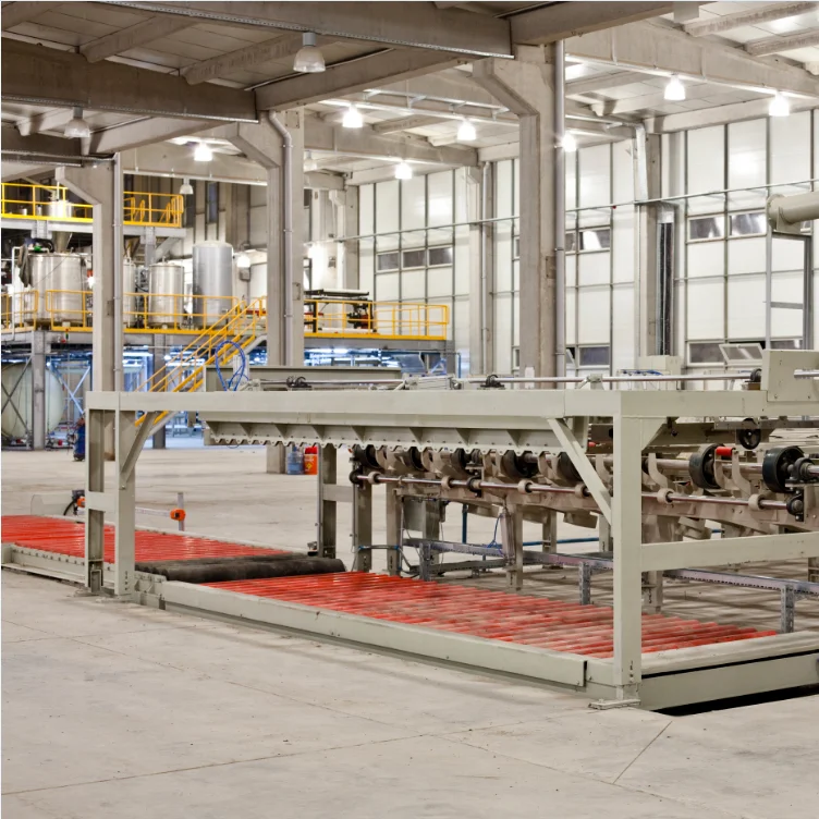 advanced technology of automatic production line for gypsum board