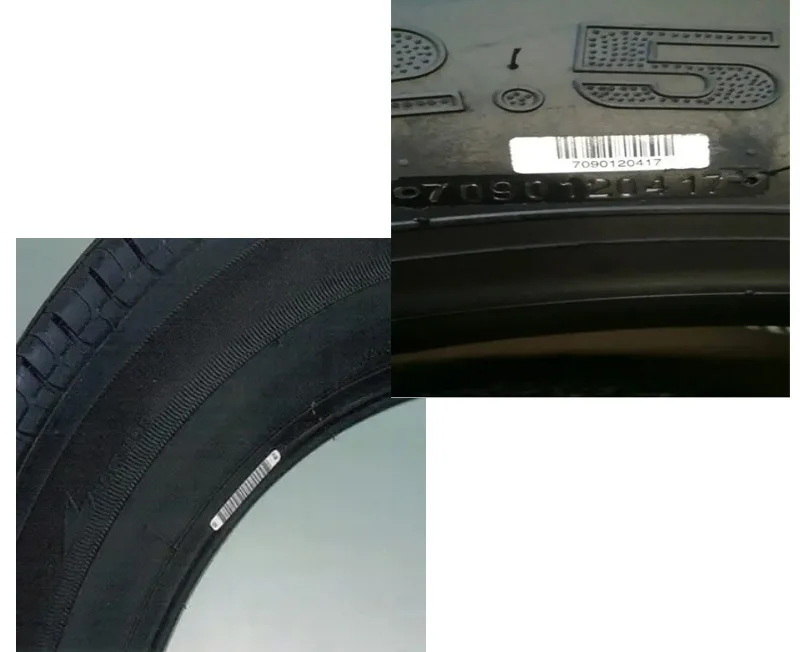 Self-Adhesive Tyre Stickers vulcanizing Sticker Label high temperature resistance tyre vulcanization barcode labels