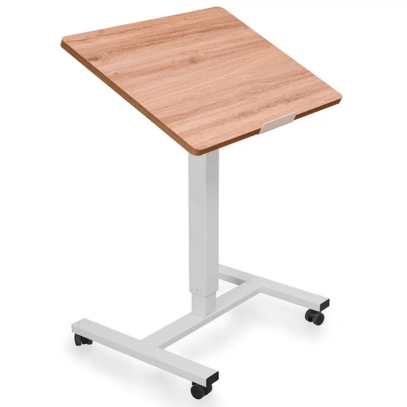 Офисный пневматический стол для ноутбука, газовый подъемник, регулируемая высота, компьютерная подставка, сидячие столы