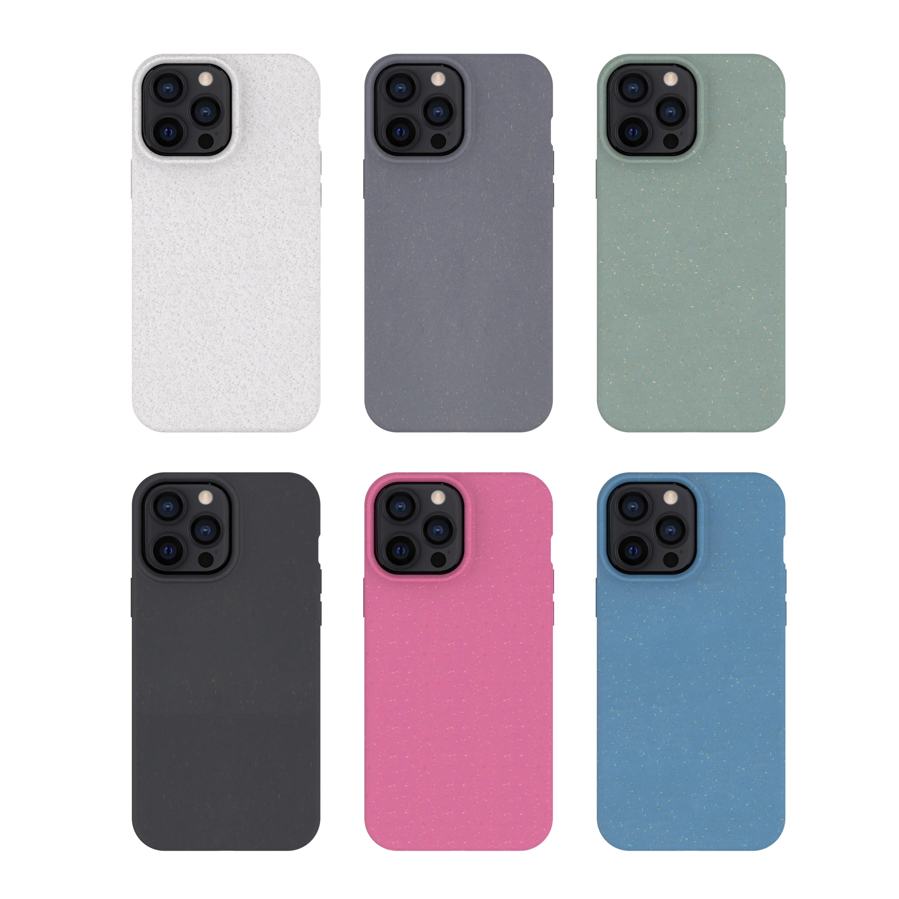 PRODA/AZEADA ECO Friendly Biodegradable Compostable Nature Textured Slim Soft Warrior Case for iPhone 14 13 12 11