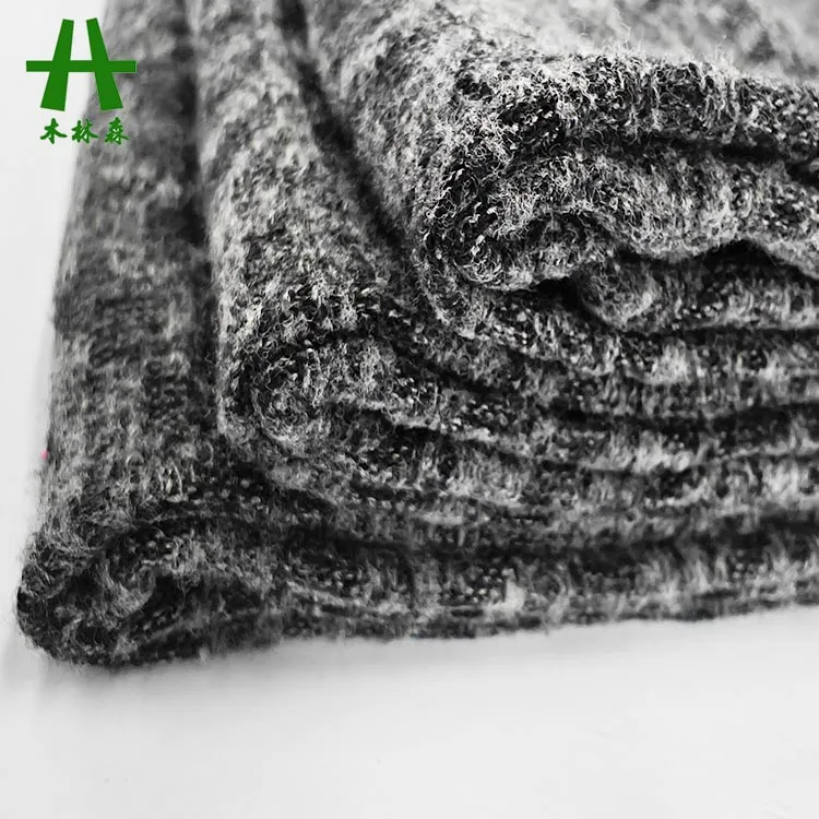 Mulinsen Textile Best Price Polyester Rayon Dyed Jacquard Stretch T/R Fleece Fabric