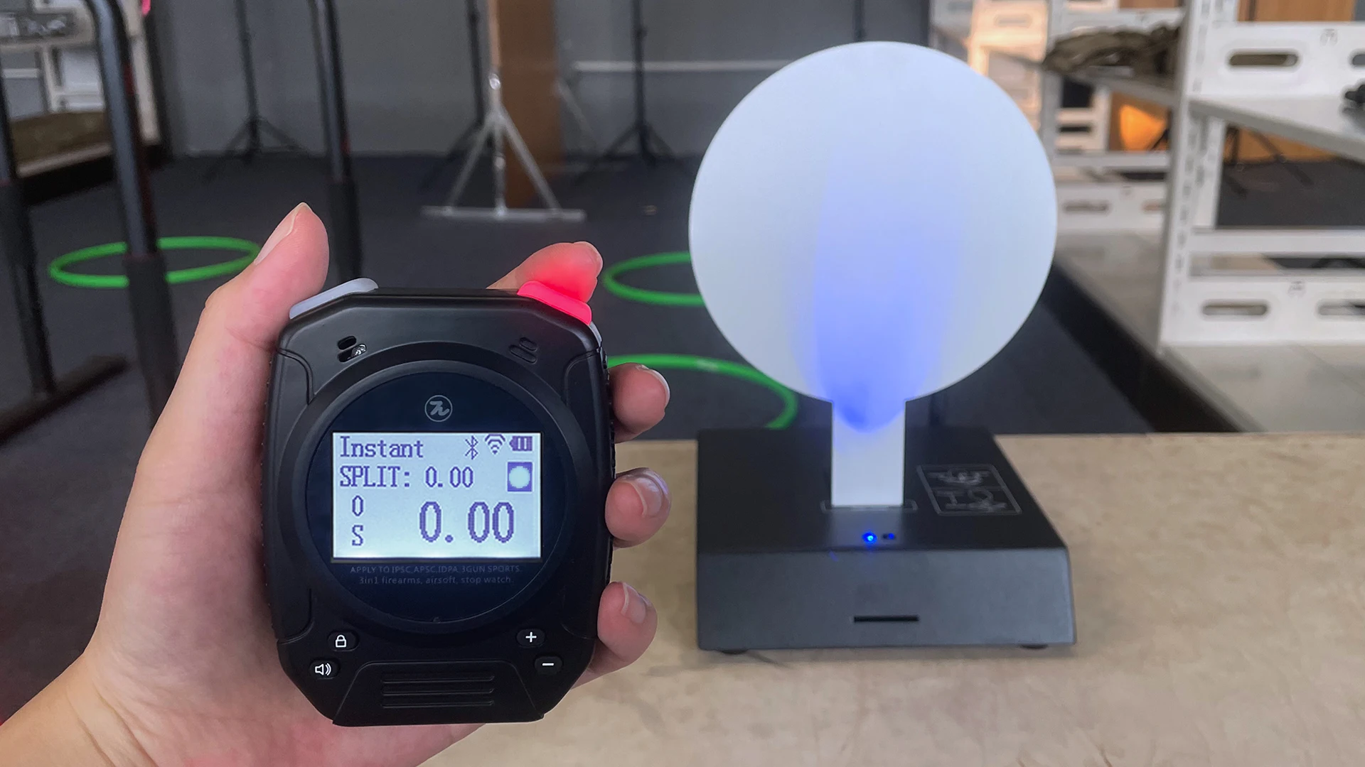 IPSC IDPA wireless bluetooth action air steel timer for shooting range stop plate target softair automatic scoring system