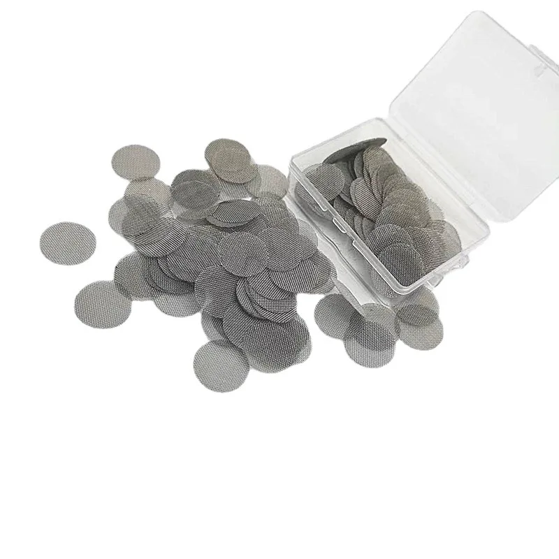 High Quality Stainless Steel Pipe Screens for Lighters & Smoking Accessories-12.7 15 16 19 20mm Sizes smoking filter disc