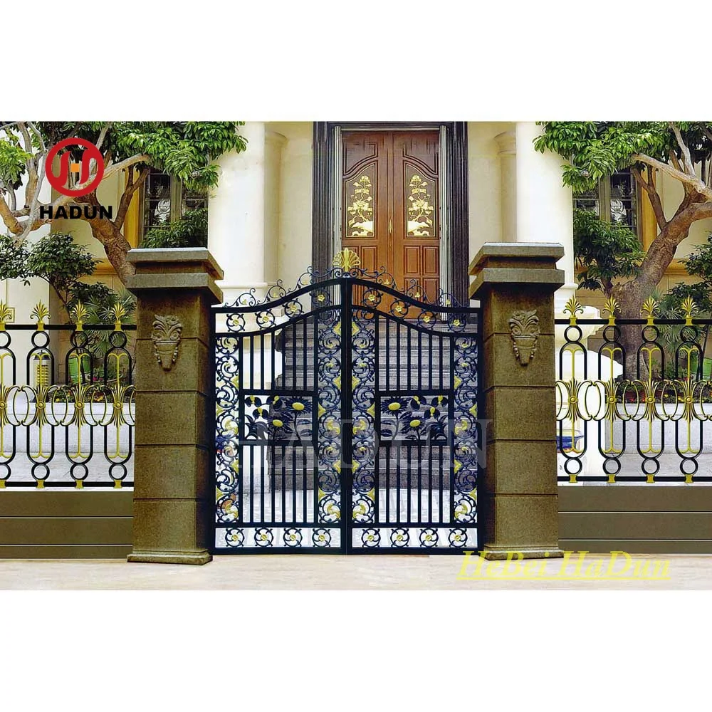 Classic Italian style wrought iron door