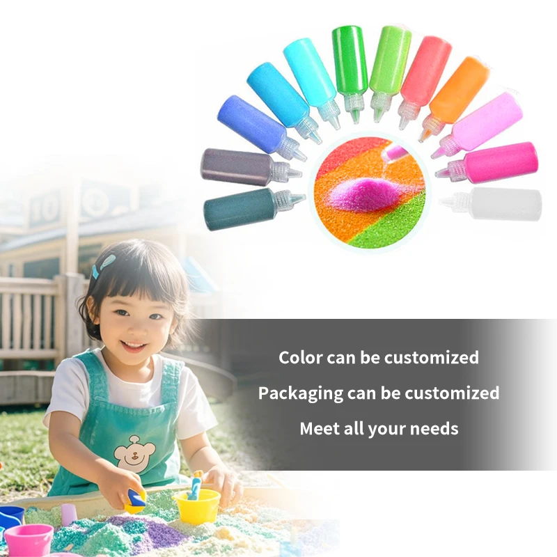 Mortar Dyed Coloured Sand 10-20 Mesh Dyed Coloured Sand Manufacturer Dyed Coloured Sand Factory Price