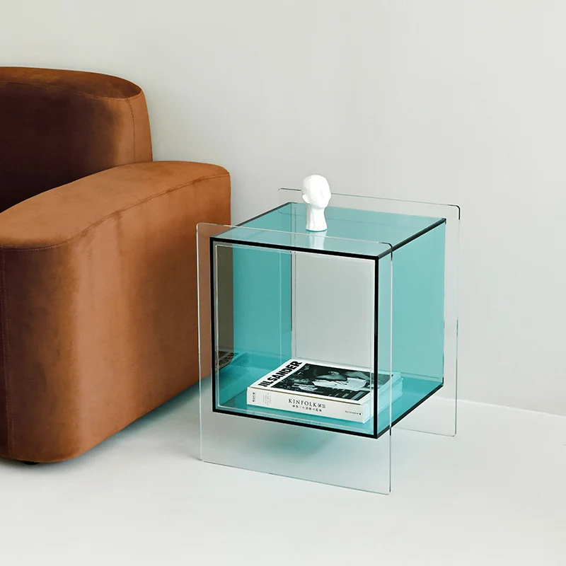 
Hot selling Clear square Acrylic Plastic coffee side tea Table 