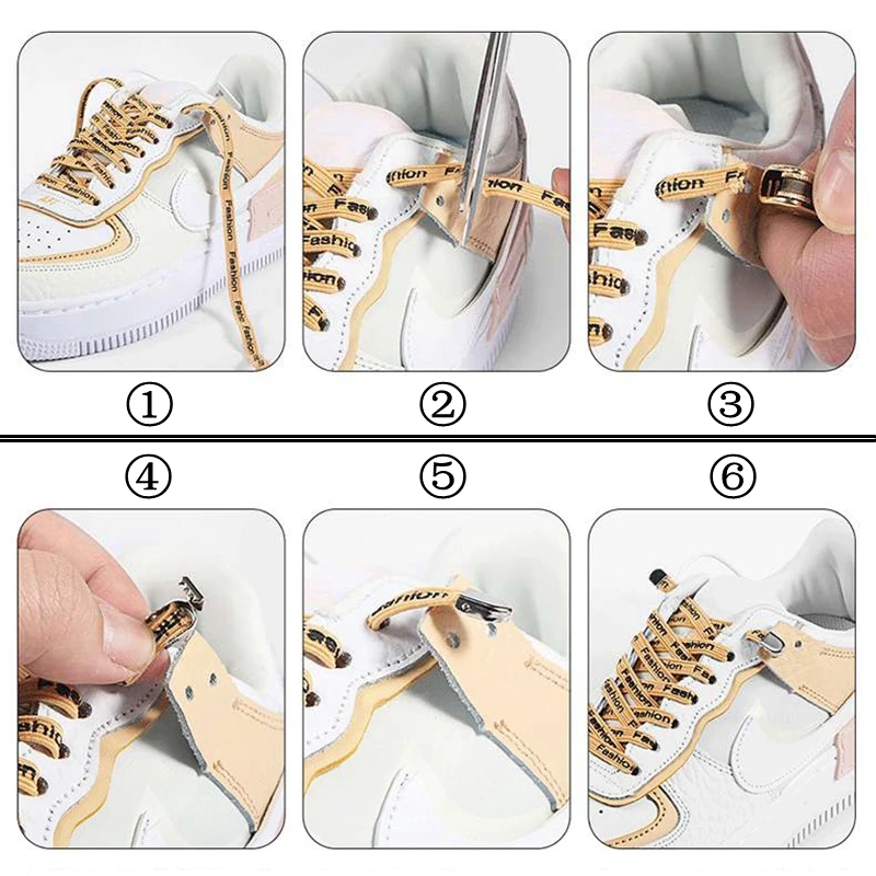 2023 No tie shoelaces Fashion Beautiful Fast Metal buckle Elastic Men And Woman shoe Shoelace Leisure walk Sports Lazy Laces