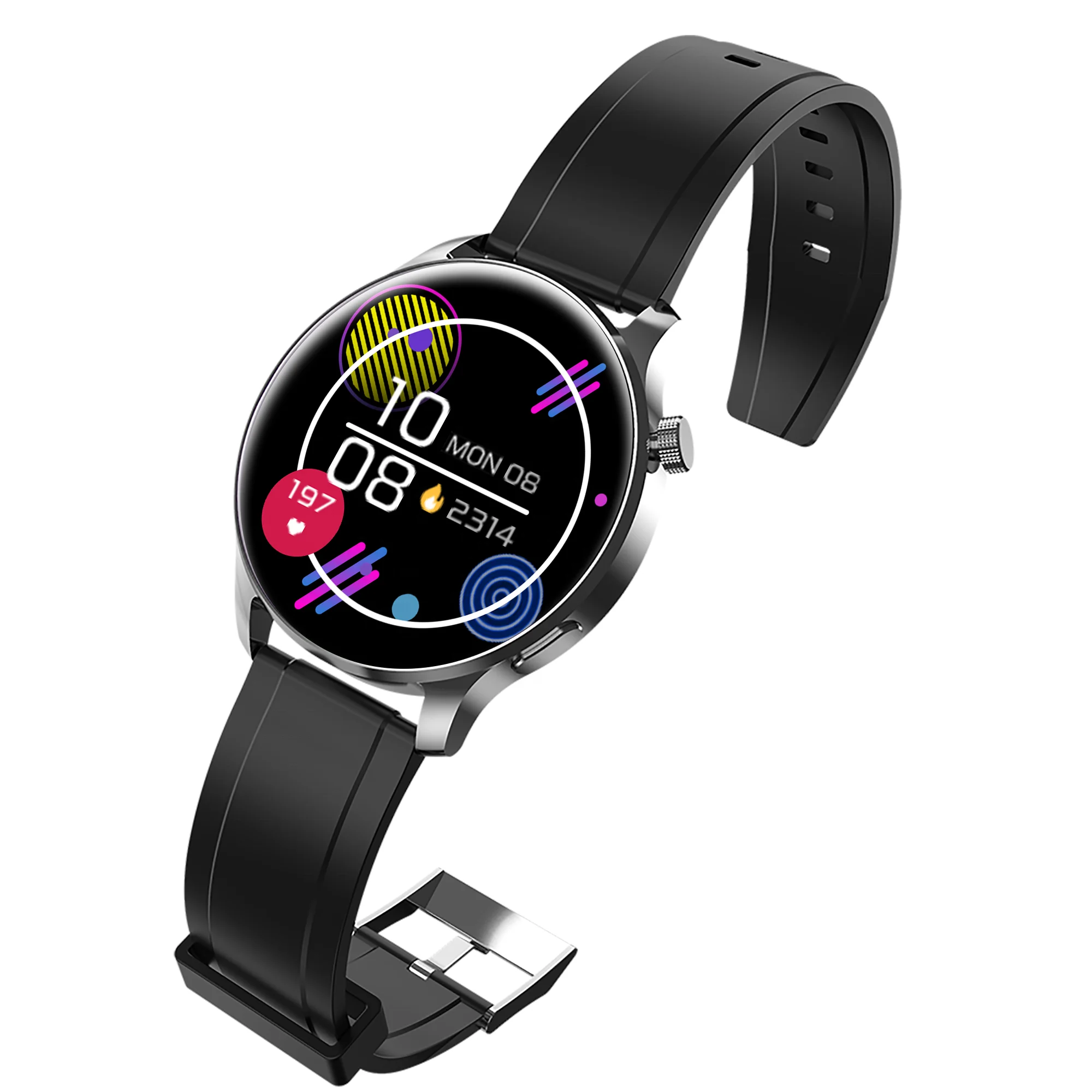 High-end watch supports T6 smart bracelet smart watch offline mode with heart rate/blood pressure/oxygen