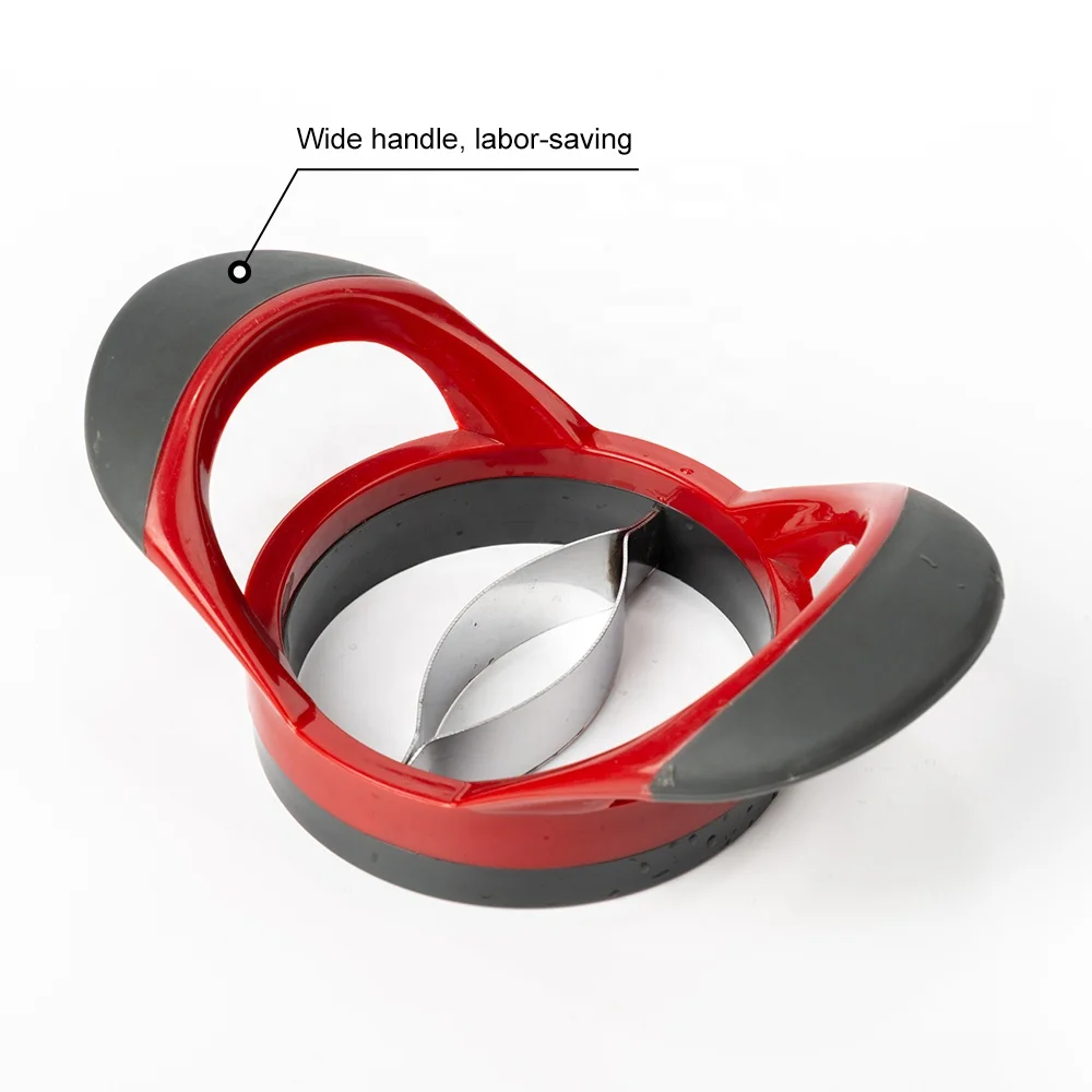 Fruit Gadgets Stainless Steel Mango Slicer Non-slip TPR Handle Mango Cutter