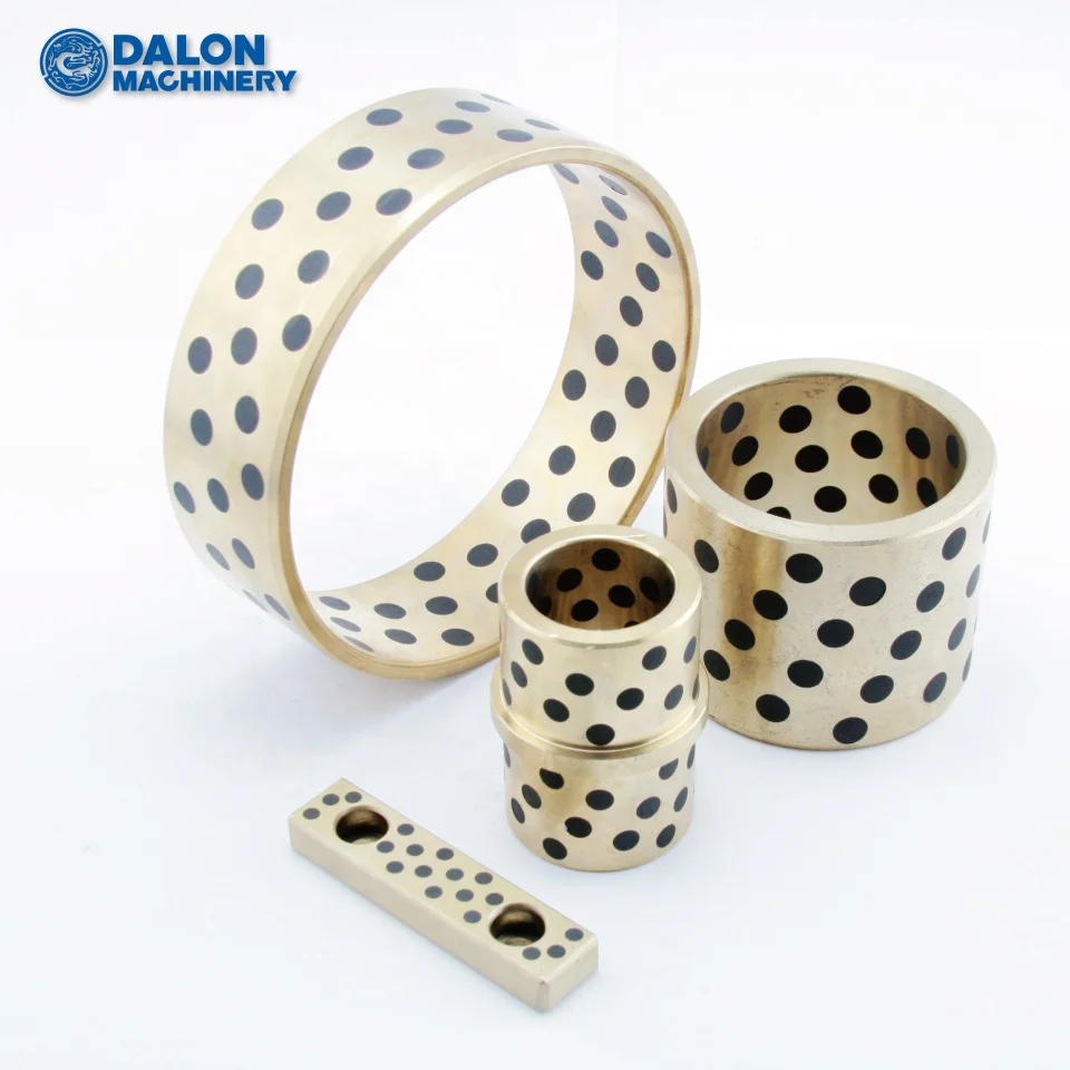 spherical graphite filled copper brass aluminum bronze bearing bushing