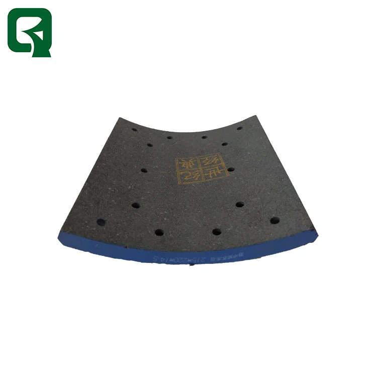 Truck spare parts asbestos free brake linings drum brake pads