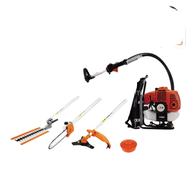 2.7cc gas backpack grass trimmer/multifunction brush cutter