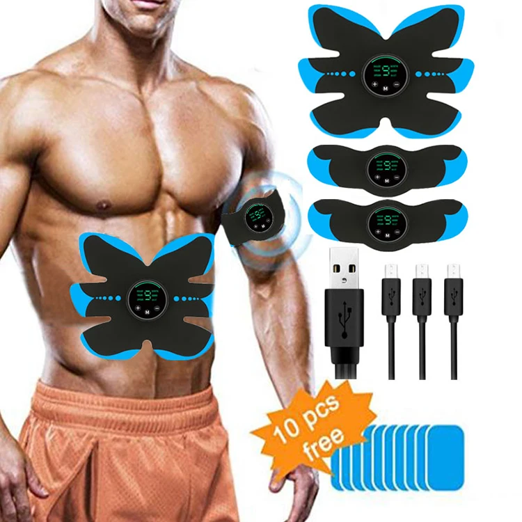 
Fitness Massage Custom LOGO EMS Muscle Trainer Ems Electric Abdominal Muscle Stimulator 