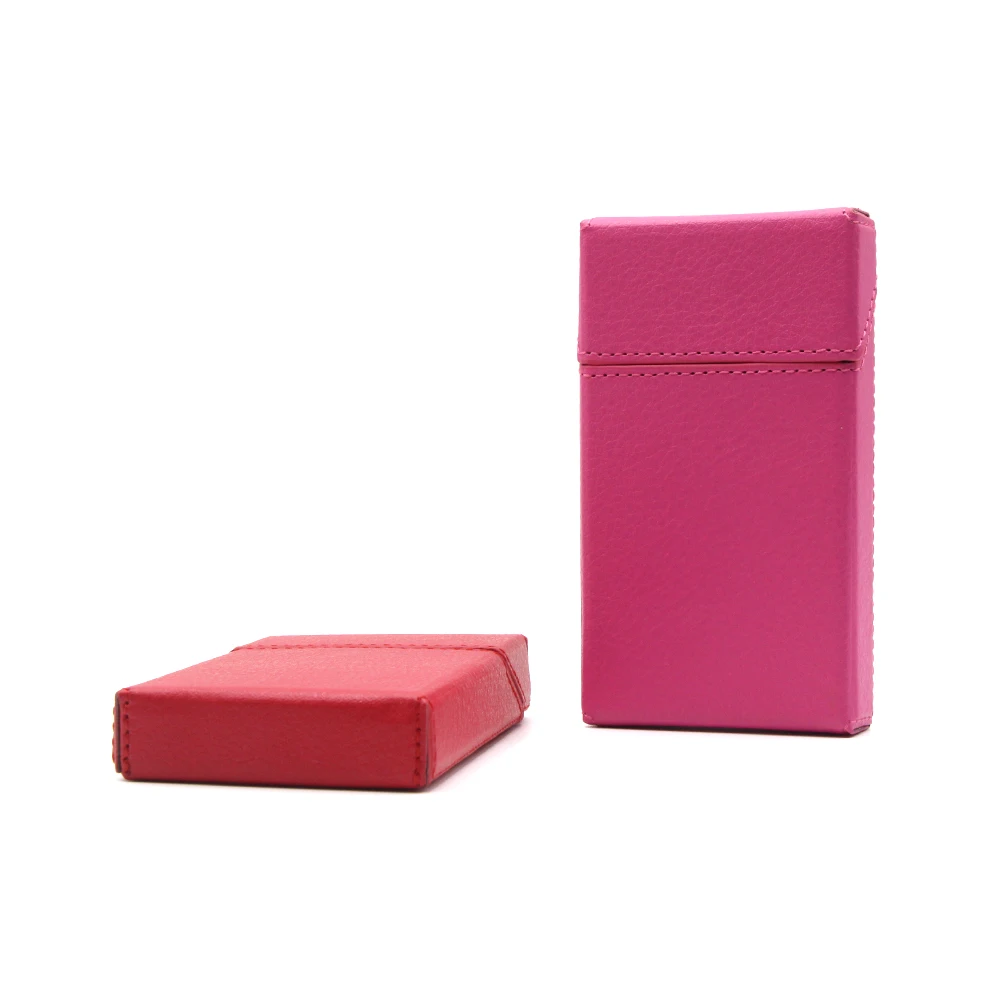 2020 Wholesale High Quality New Fashion Style Waterproof PU Touch Slim Cigarette Case Cover
