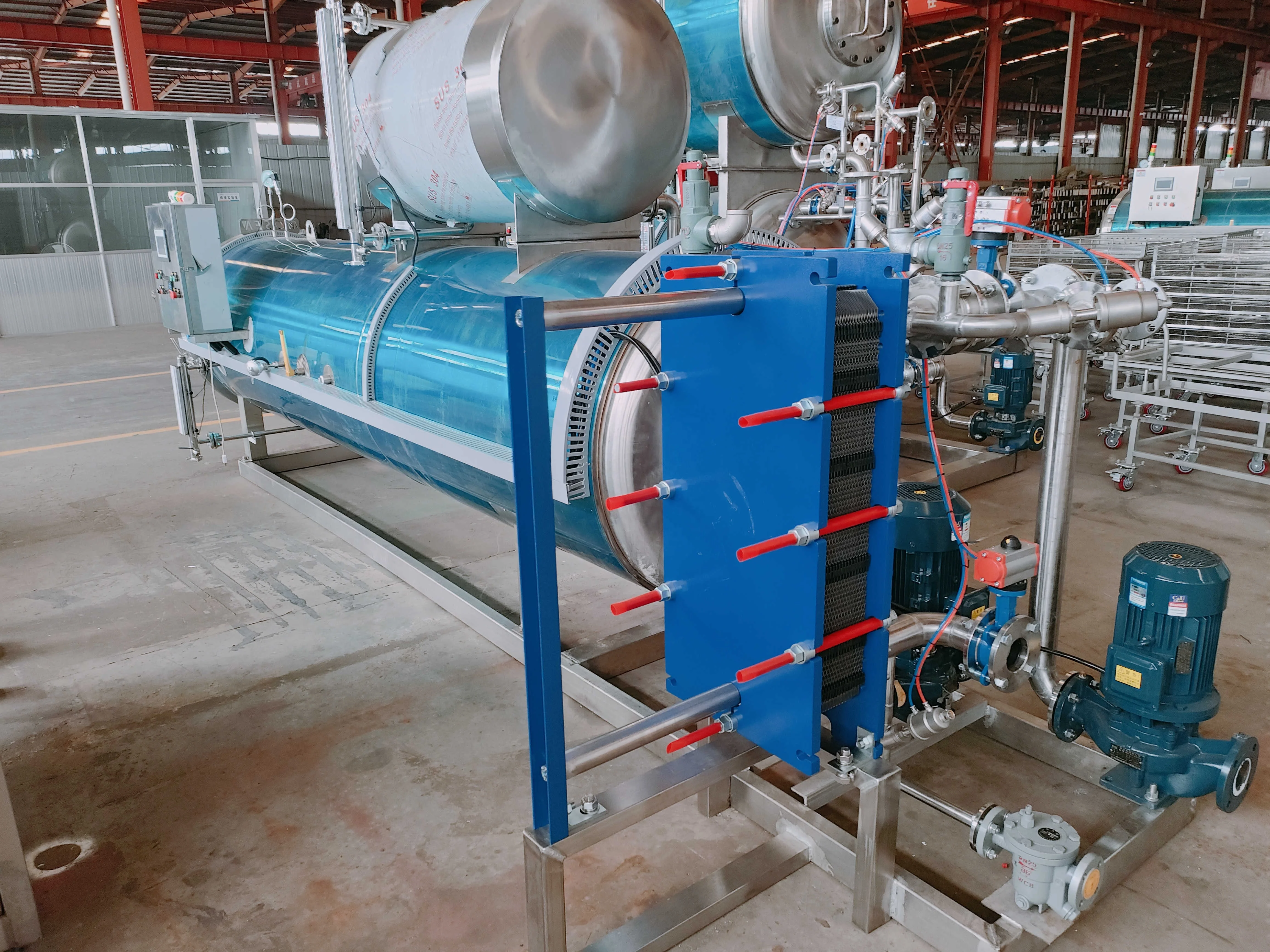 Horizontal Autoclave for Bottle Jar Cans Mini Sterilizing Steam Generator Autoclave Retort Sterilizer Automatic autoclave