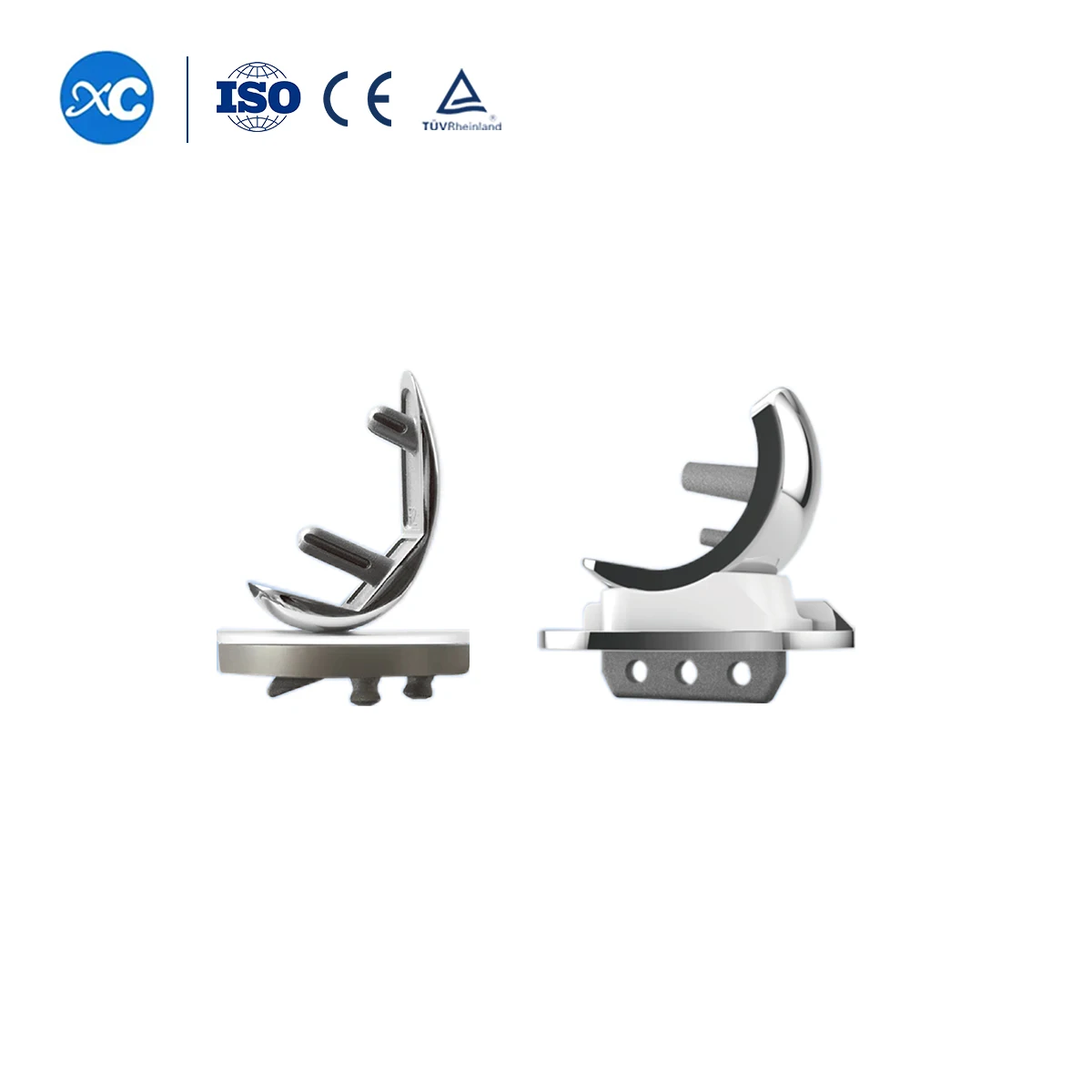 TKA/TKR Orthopedic Implants Multi-Size Customization The First Time Artificial Titanium Knee Replacement For Knee Joint