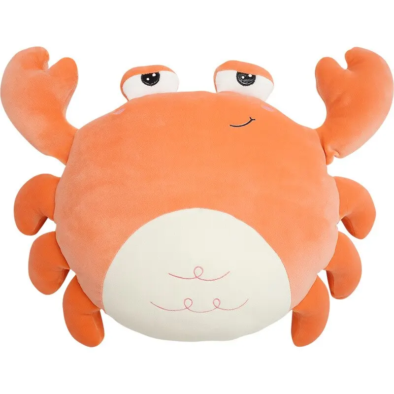 ins hot sale 45cm plush toy plush crab lion crocodile animal sofa pillow Nordic style cushion bed room decoration doll gift