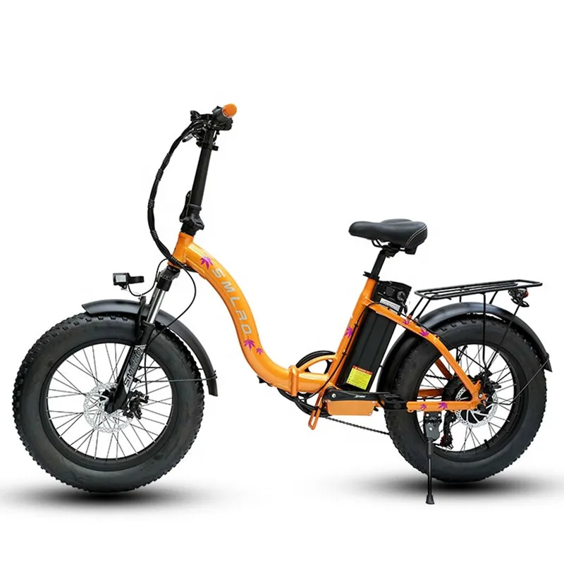 Smlro E7 Ebike Foldable Electric bike 20inch Fat Tire 7 speed 500W 1000W 13AH 20Ah Battery for Momen Adult Long Range E bike