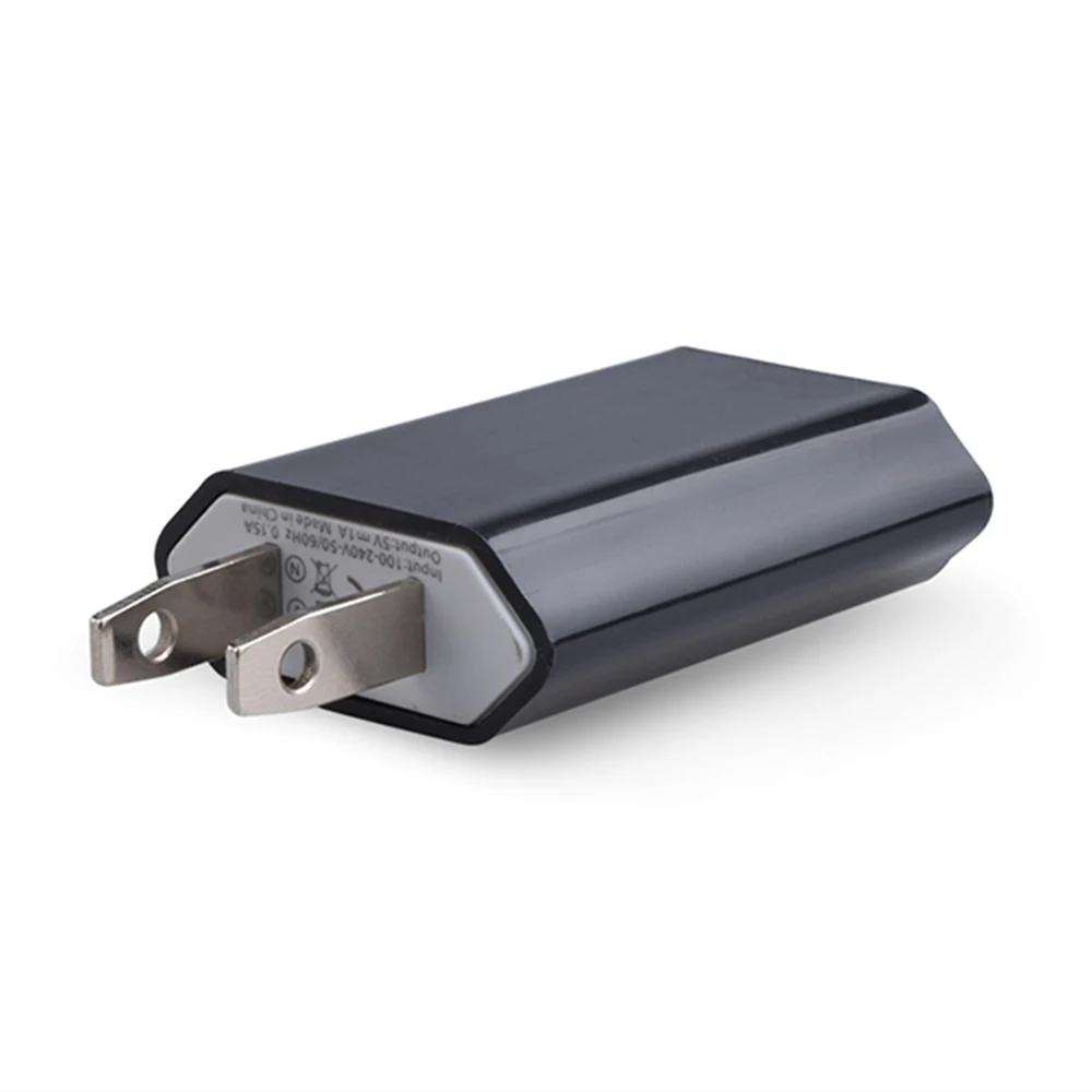  Плоское настенное зарядное устройство USB-адаптер с вилкой для ЕС/США 5 в 1 А портативное домашнее