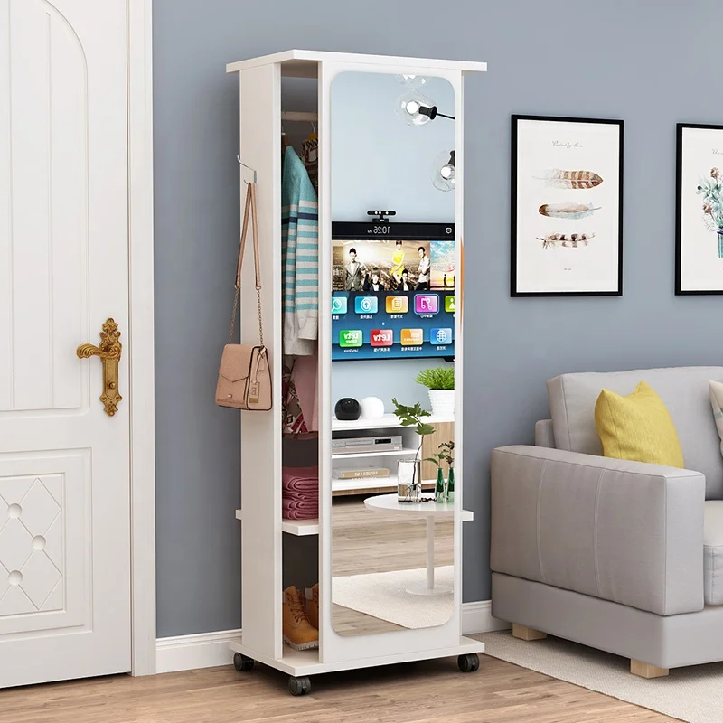 Miroir Multi-function mirror Home Decorative Makeup Dressing Full Length Mirror With Standing Floor