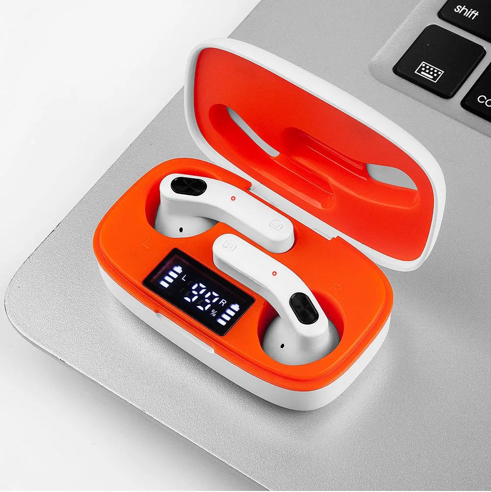 
H22T TWS Popular Led Mobile Accessories BT 5.0 Wireless Sterio Earbuds Earphone & Headphone 