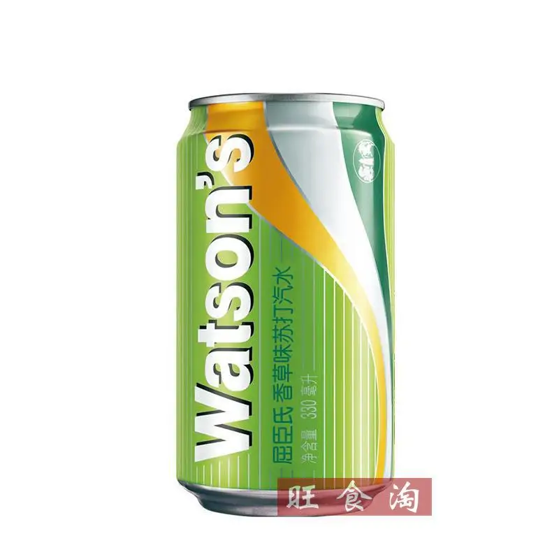 Wholesale exotic fruit canned soda water Vapor carbonates beverages in various flavors 330 ml
