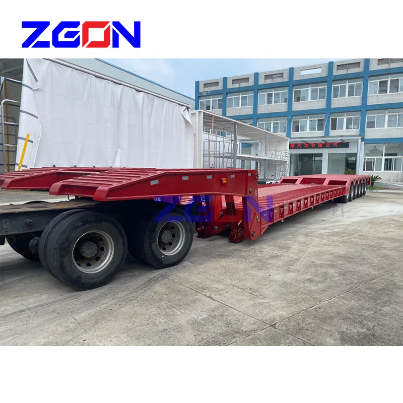 china detachable goose neck low-bed semi-trailer removable gooseneck trailer goose neck trailer