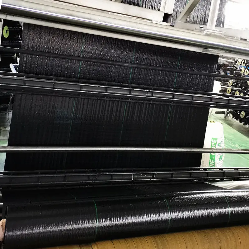 80g 90g 100g UV resistance PP woven Weed Mat Weed Barrier Landscape Fabric Factory