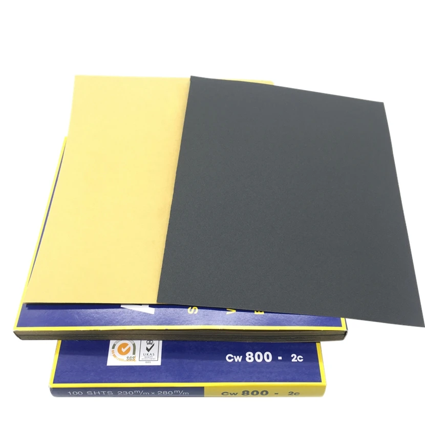 Professional Manufacturer waterproof emery paper 100% silicon carbide sandpaper abrasive sand paper
