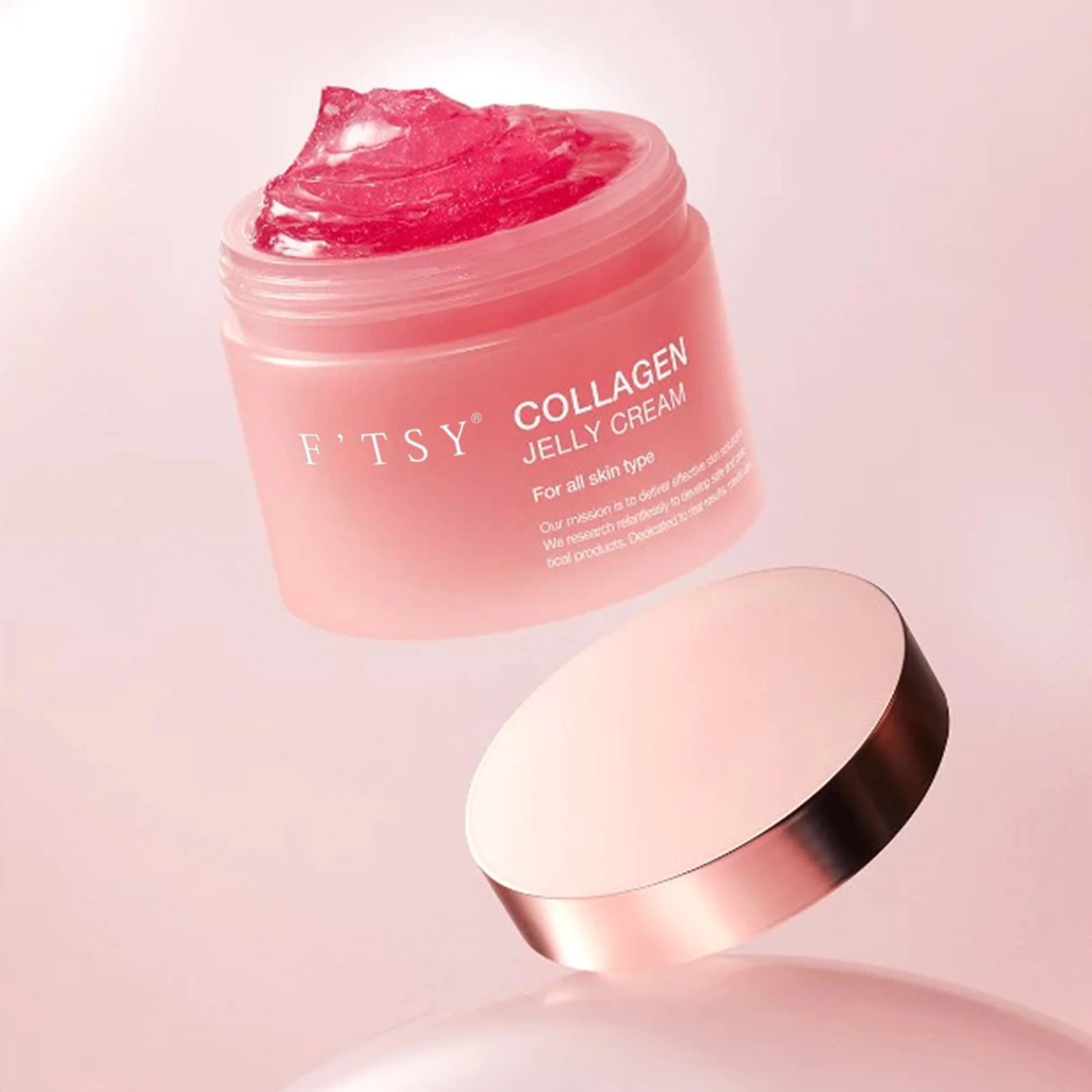 OEM LOGO Collagen Jelly Cream Daily Deep Hydrating Nourishing Firming Reduce Wrinkles Korean Skin Care Face Cream