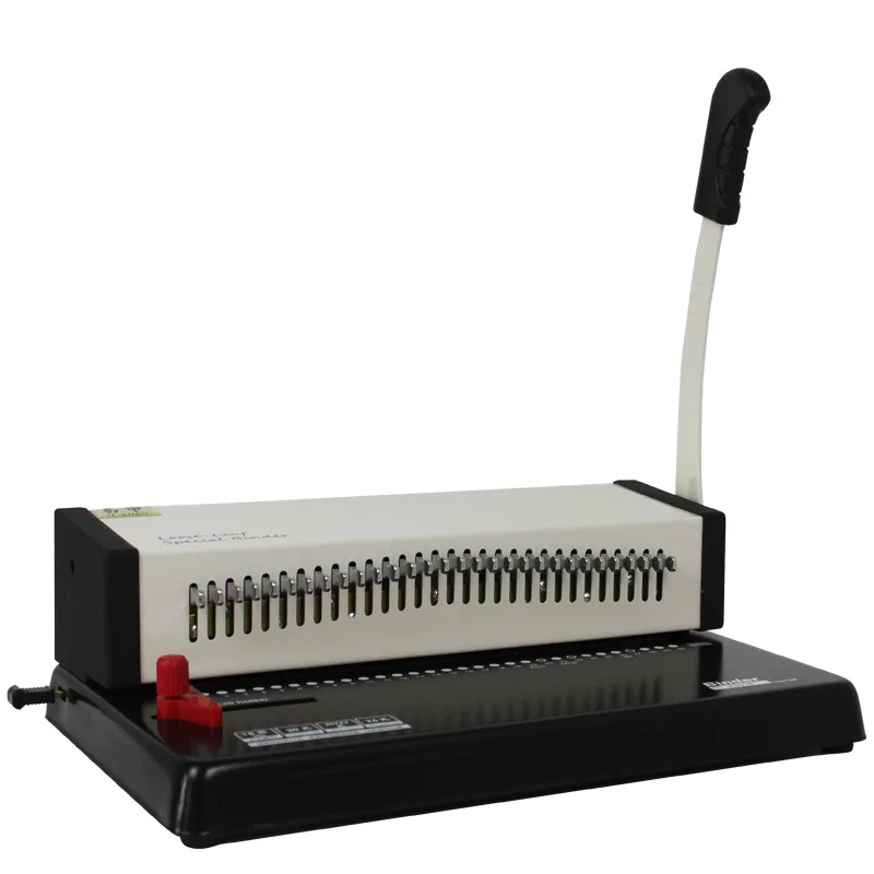 ZEQUAN Loose Leaf Notebook Binding Machine 20 26 30 Hole Punching Machine