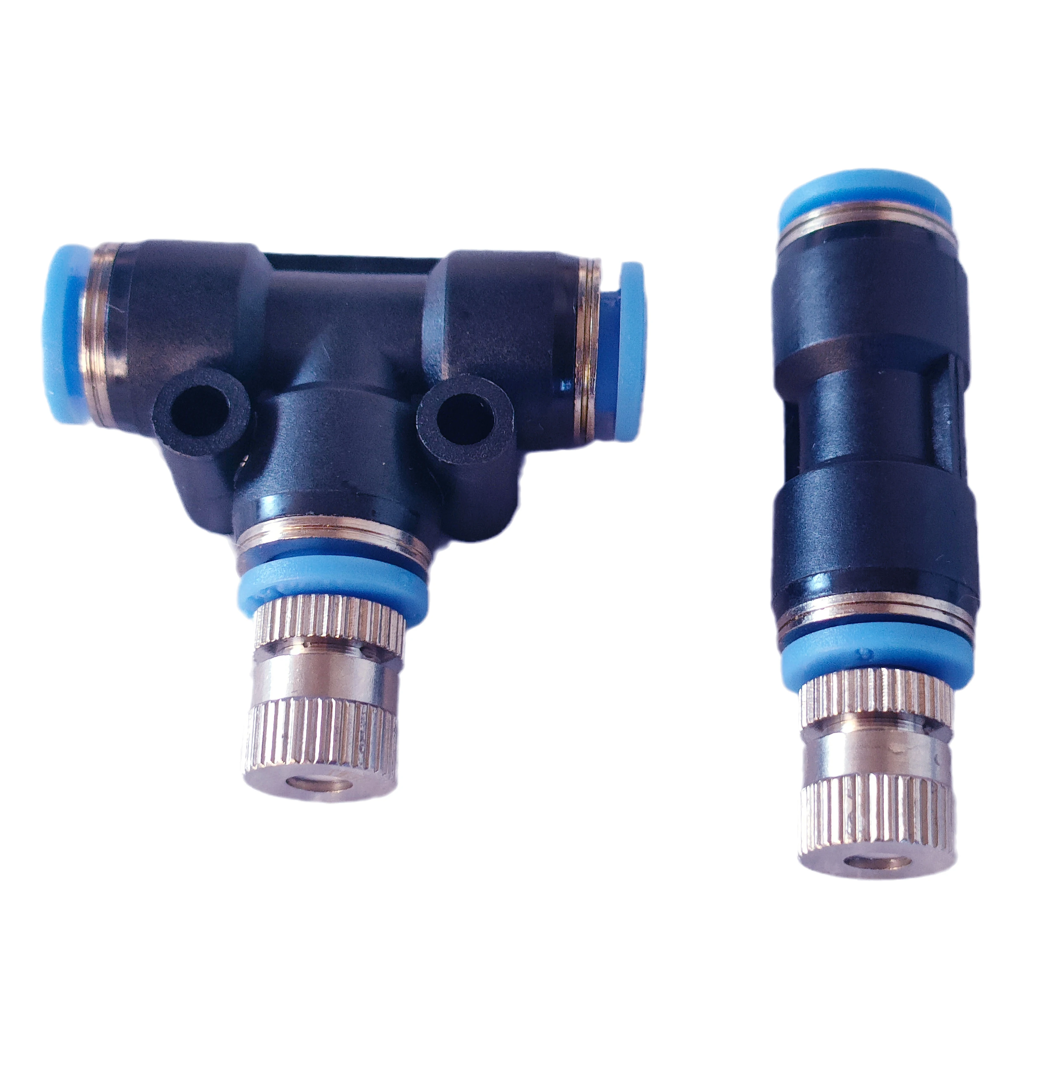 Brass Misting Nozzle Mist Sprayer Fog Water Spray Nozzles Sprayer 1/4 6mm 1/8 8mm for Outdoor Cooling System, Garden