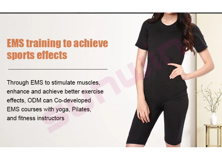 Customized Electric Muscle Stimulator Smart Fitness Ems Suit Machine / Wireless Body Ems Training Suit For Home Or Gym Trainer