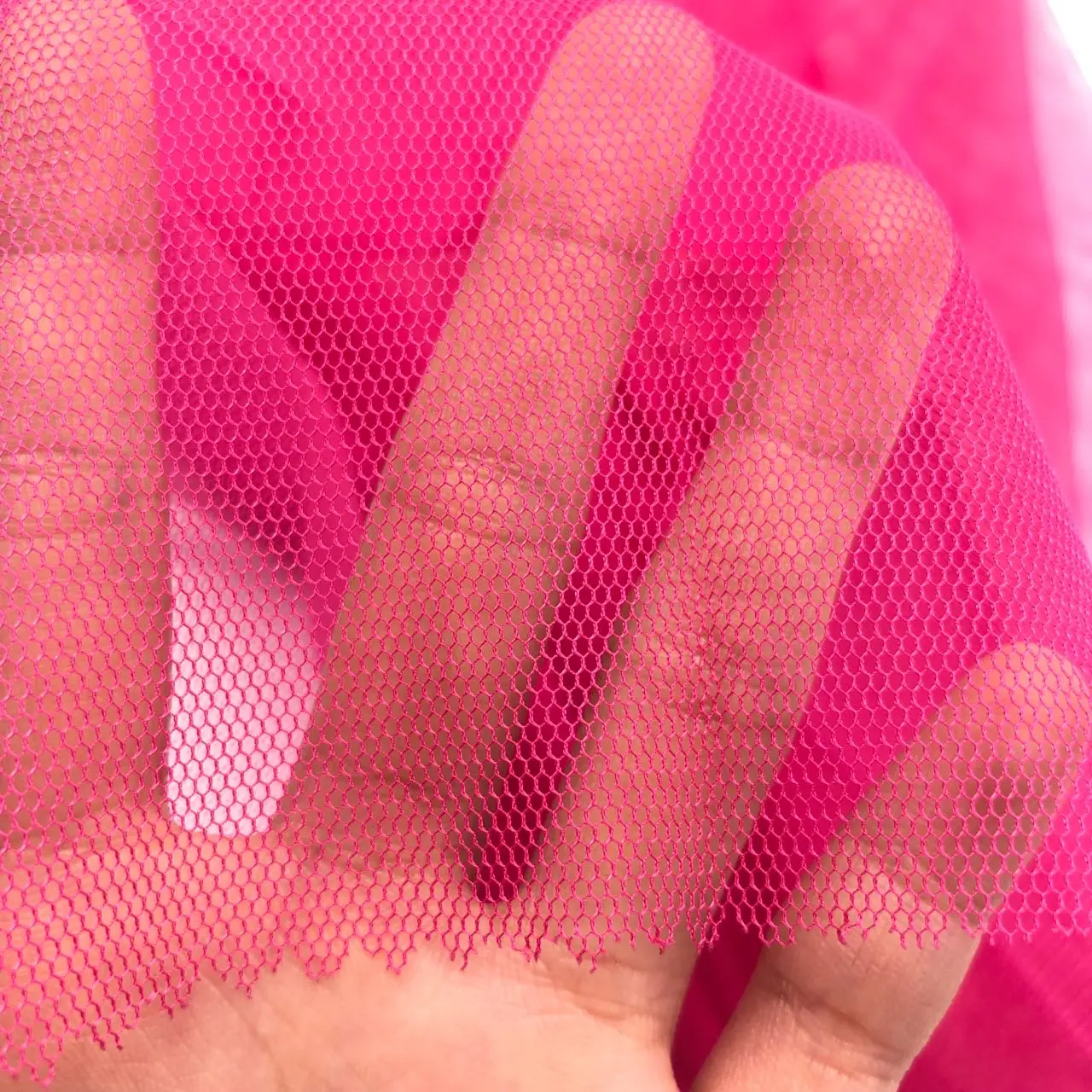 Hot selling product 100% polyester Mosquito Net Mesh material mesh fabric soft tulle Bridal fabric tulle fabric for dress