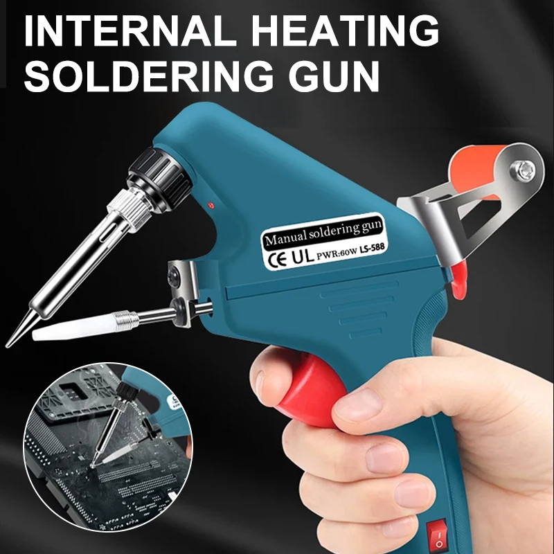 Hand-held soldering gun 60W manual tin soldering iron electric soldering iron