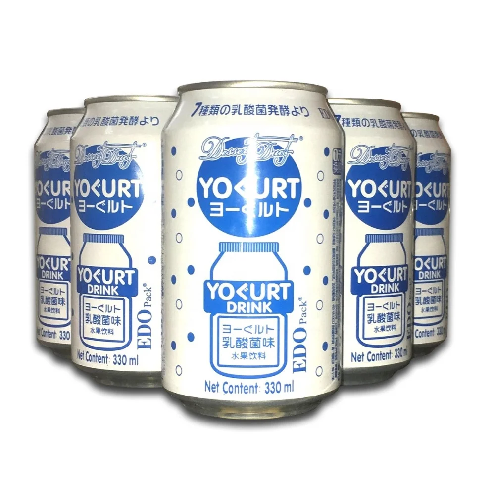 
Latest 330mL Canned Carbonated Yogurt Drink 