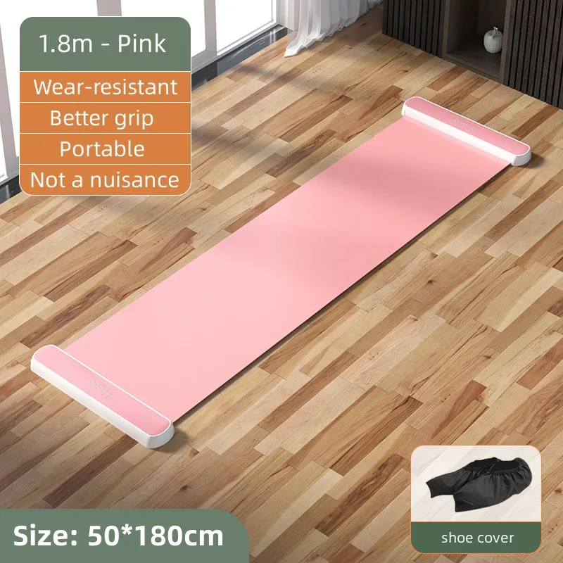 Hockey Training Gym Impact Resistant Speed skating Mat Fitness Slide Board Training Glide Mat