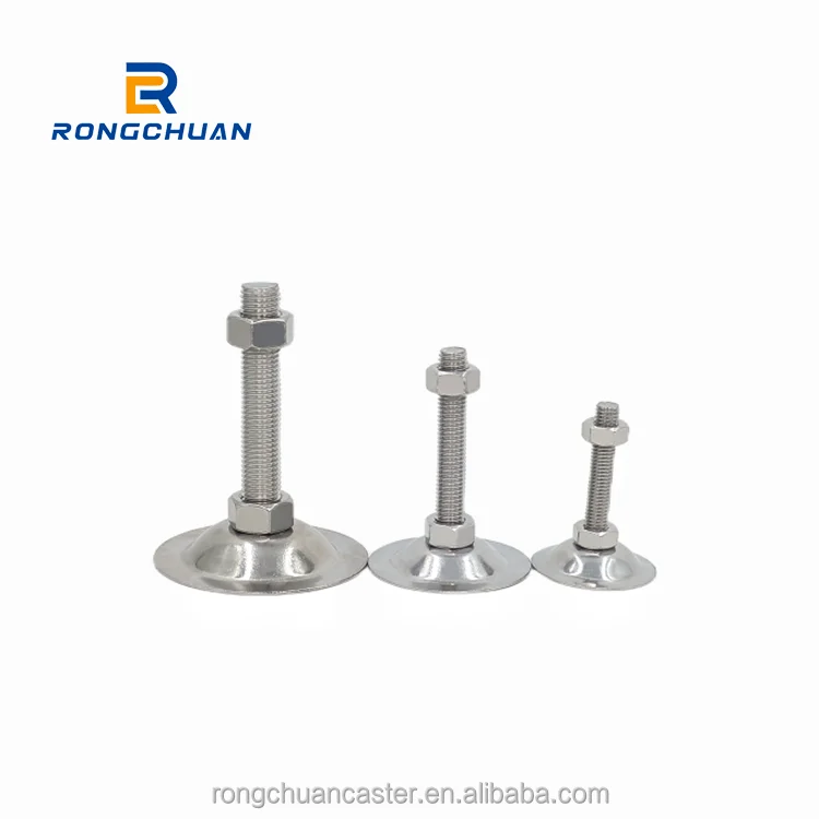 304 Stainless Steel Adjustable Foot For Ground Mounting Machine Leveler