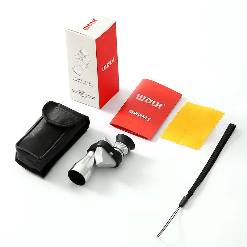 HD Night Vision Mini Pocket Telescope Monocular Portable Metal Small Corner Monocular